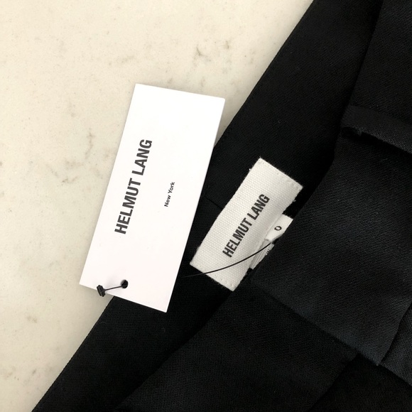 Helmut Lang Black Wool dress pants - Picture 3 of 4